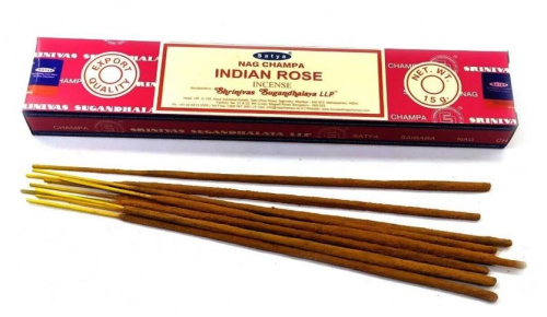 Благовония Nag Champa Indian Rose (Наг чампа Индийская Роза) 15 г, Satya